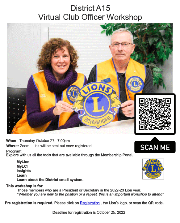 District A-15 Lions Clubs International, Ontario, Canada | Membership / GLT